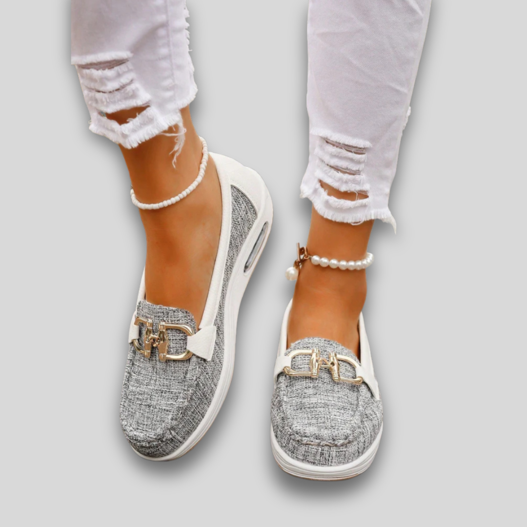 Ellie | Flat Buckle Loafers