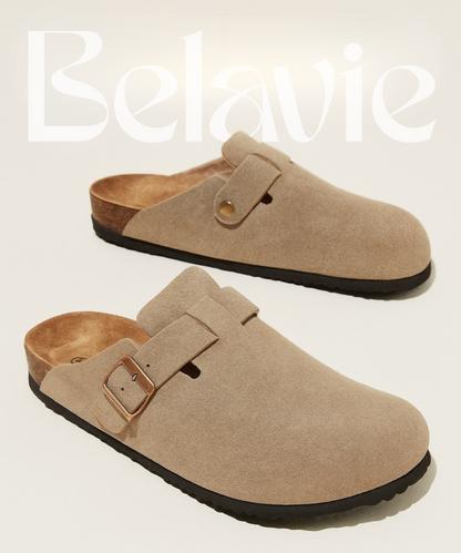 Genuine Suede Clogs by Belavie