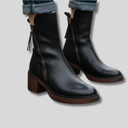 Valorine™ | Elegant Leather Boots