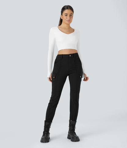 Lela | Stretchy Cargo Pants