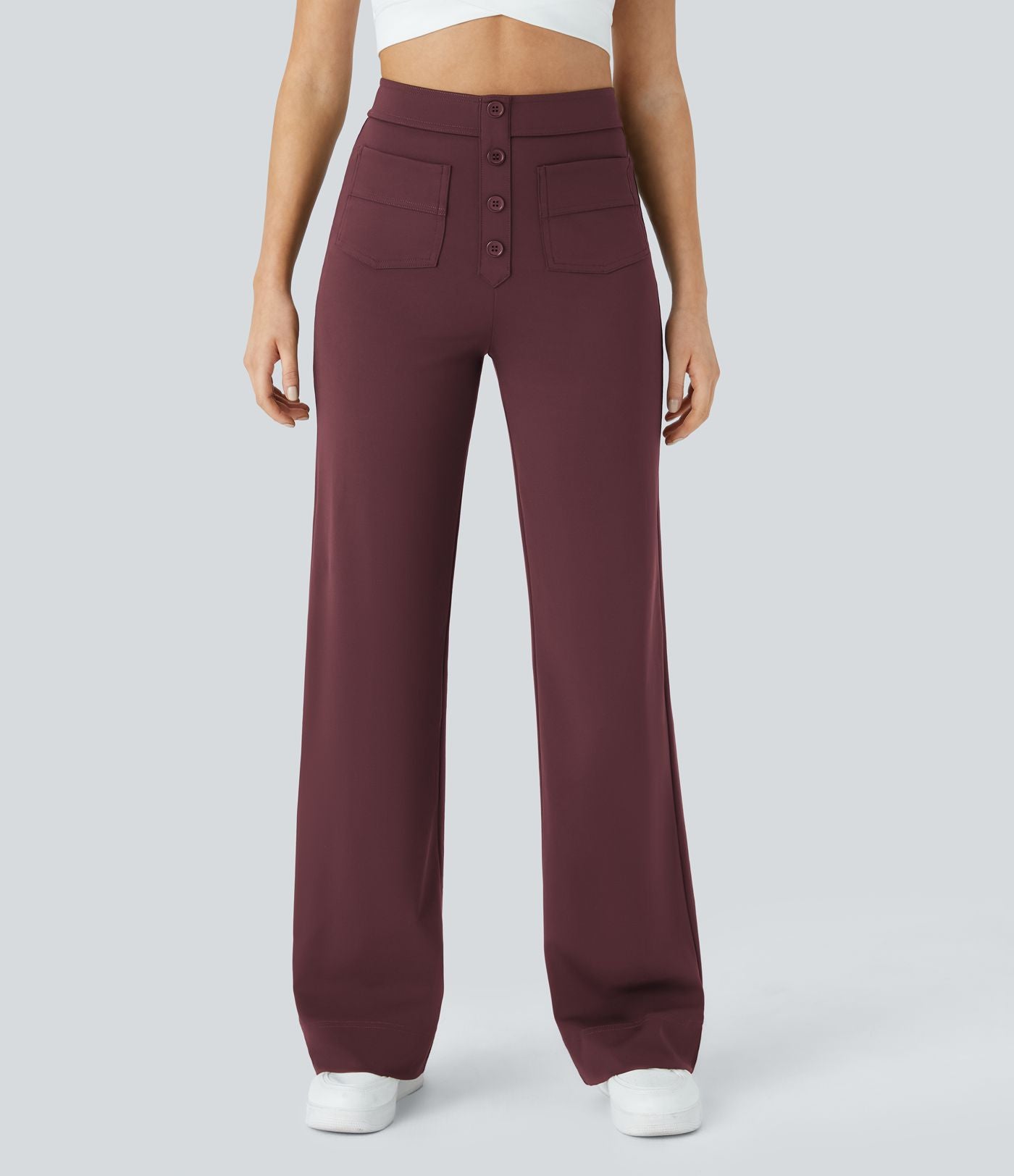Jade | Flexible High-Waisted Pants