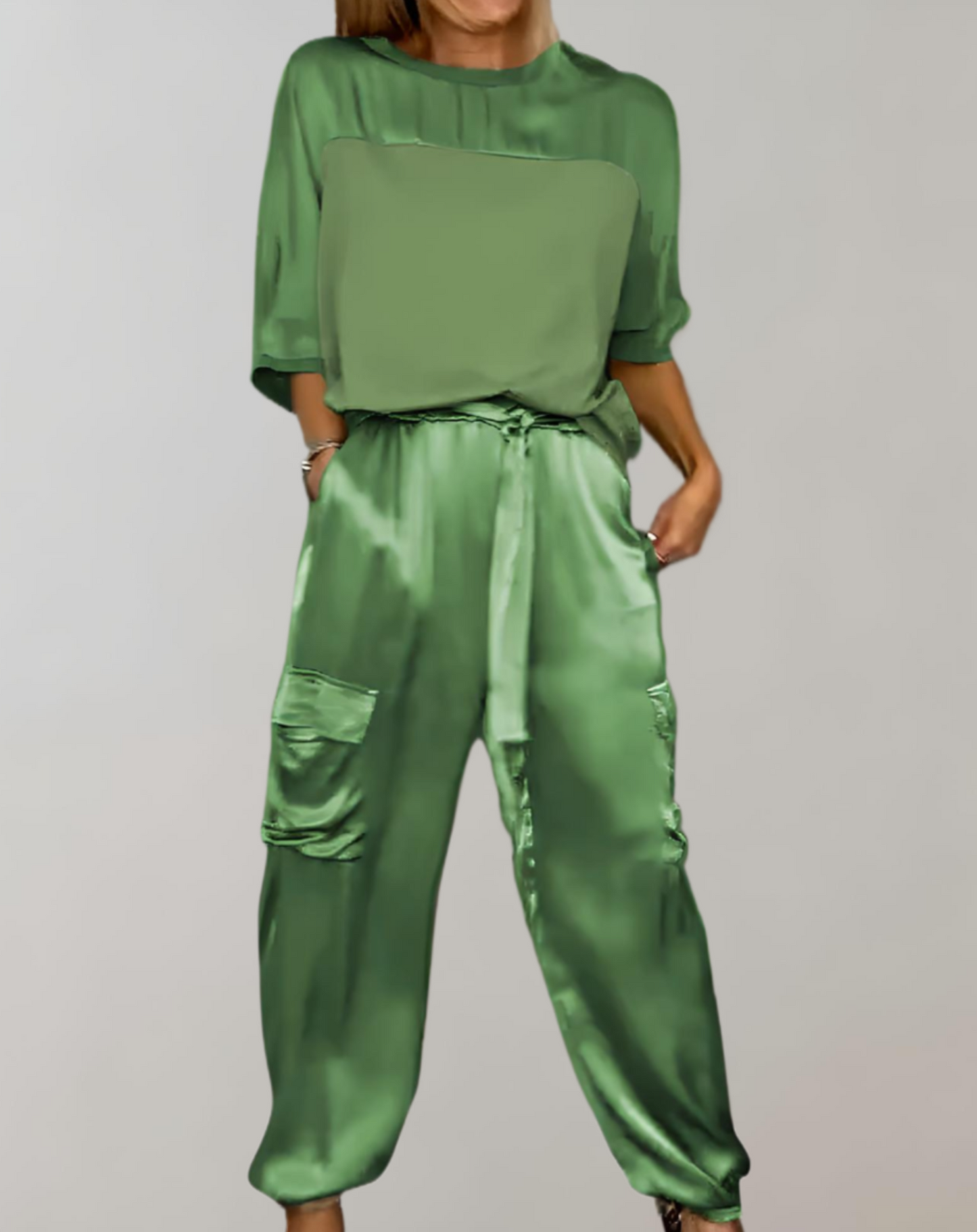 Nova | Luxury Satin Clothing Set