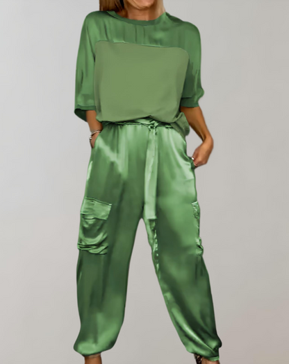 Nova | Luxury Satin Clothing Set