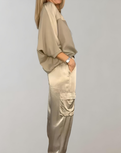 Nova | Luxury Satin Clothing Set