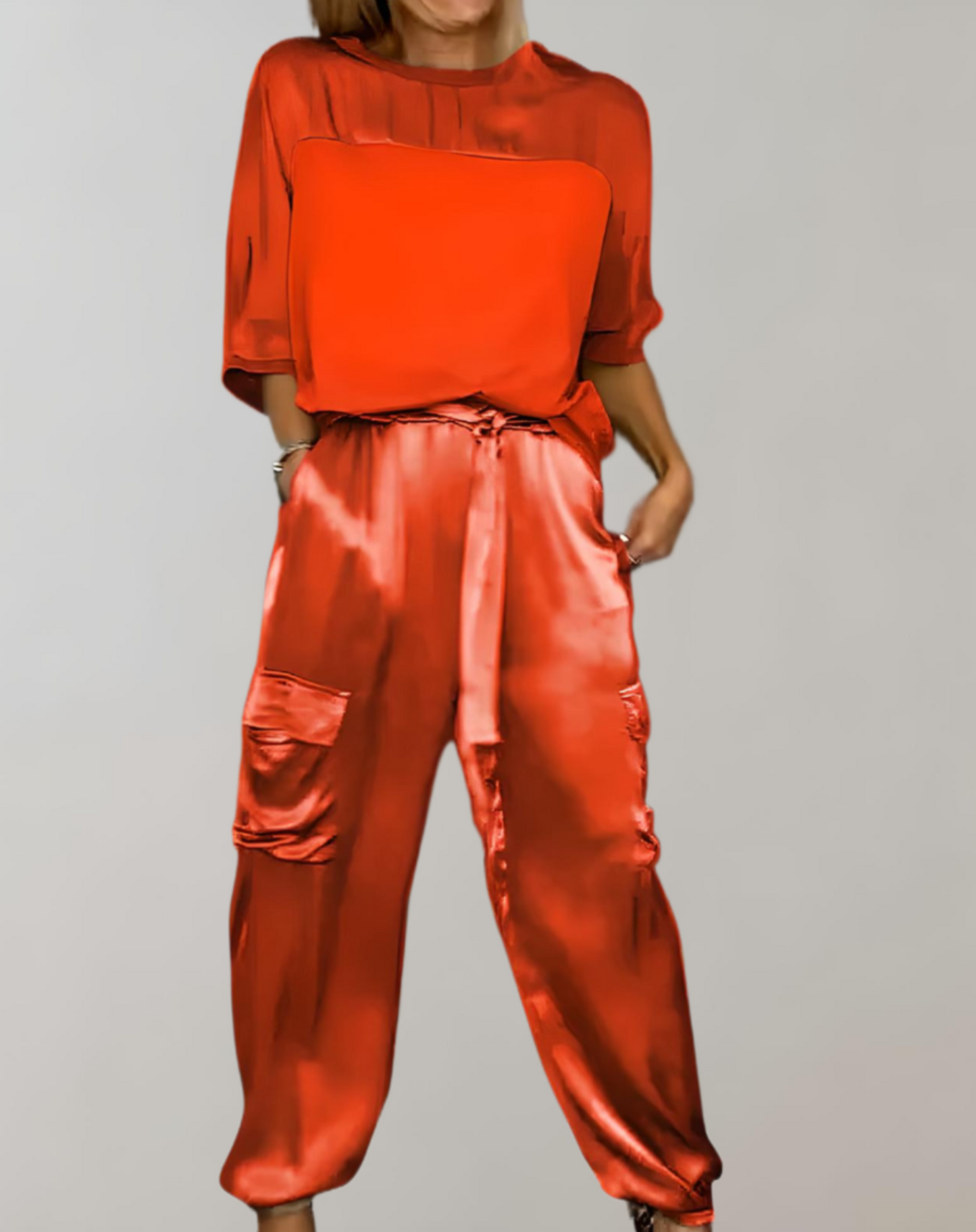 Nova | Luxury Satin Clothing Set