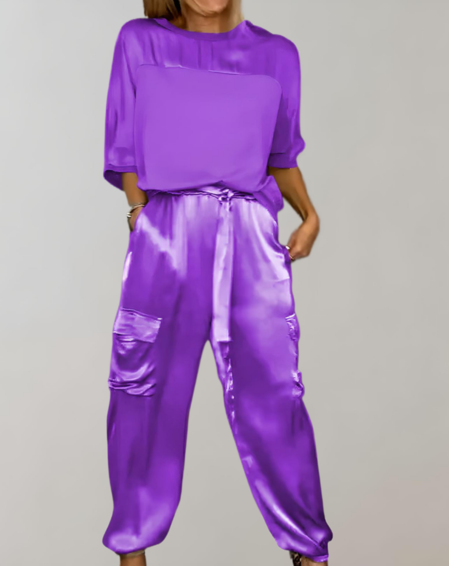 Nova | Luxury Satin Clothing Set