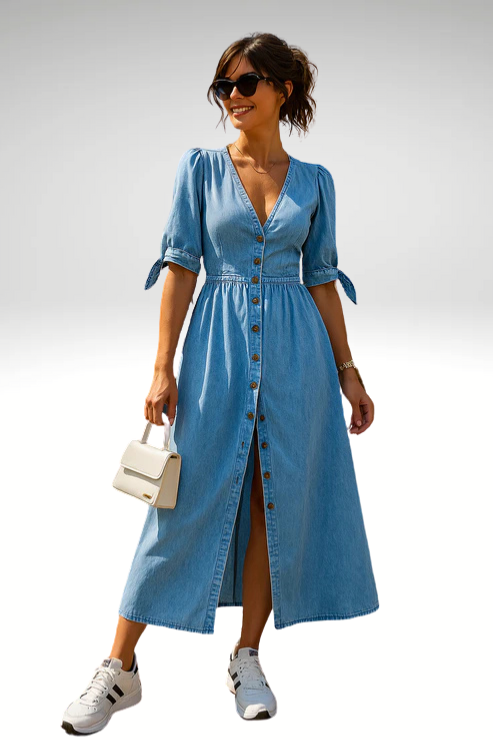 Amélie | Denim Dress with Character and Class