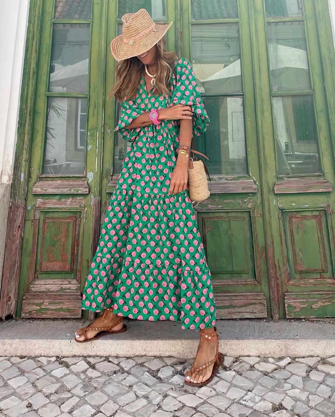 Flora | Boho Maxi Dress