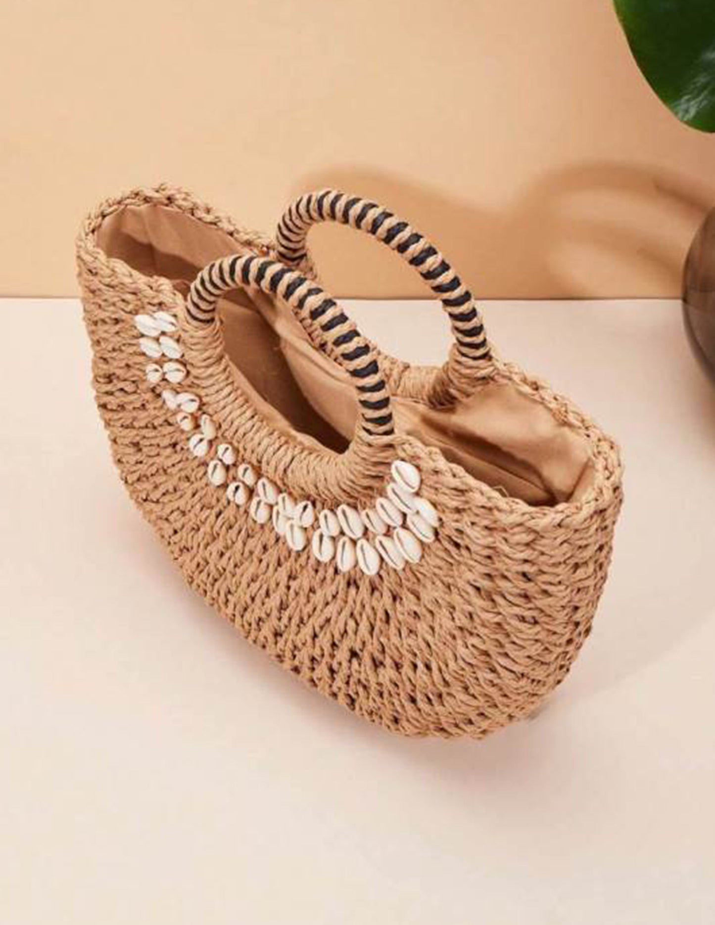 Decorative Straw Bag