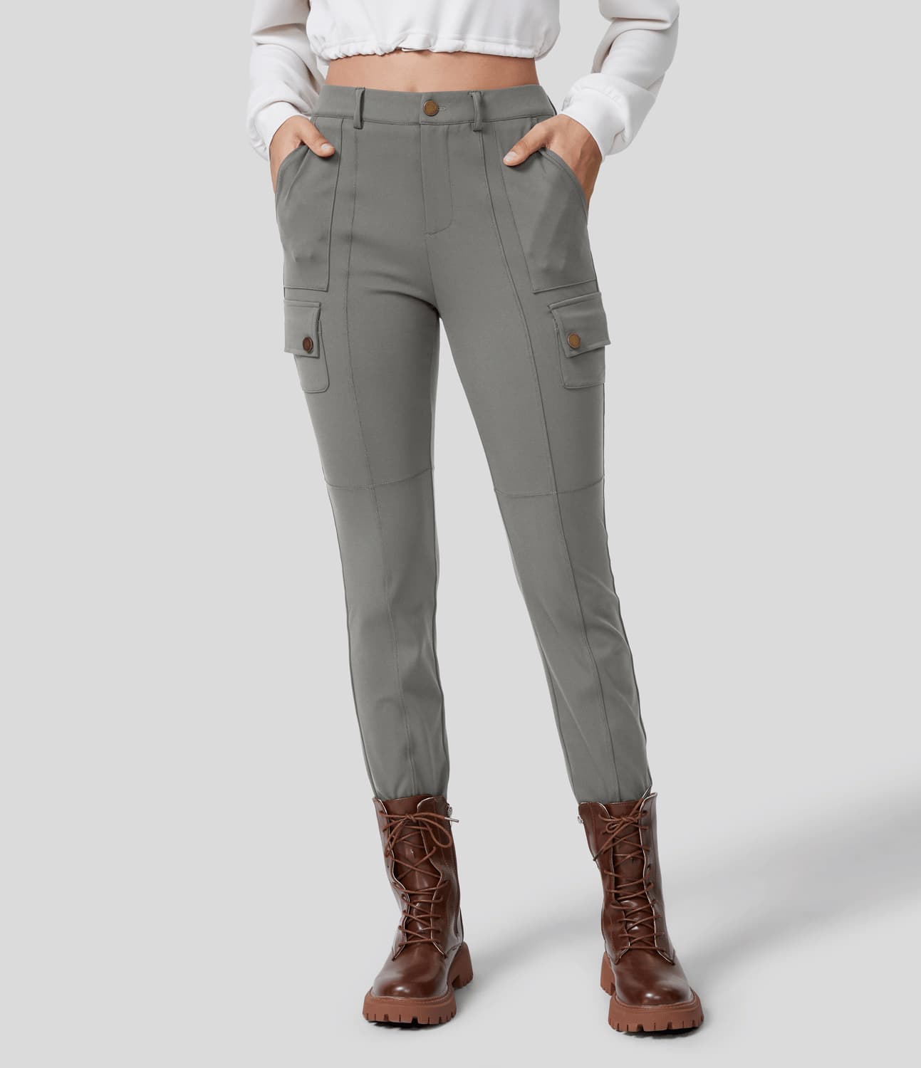 Lela | Stretchy Cargo Pants