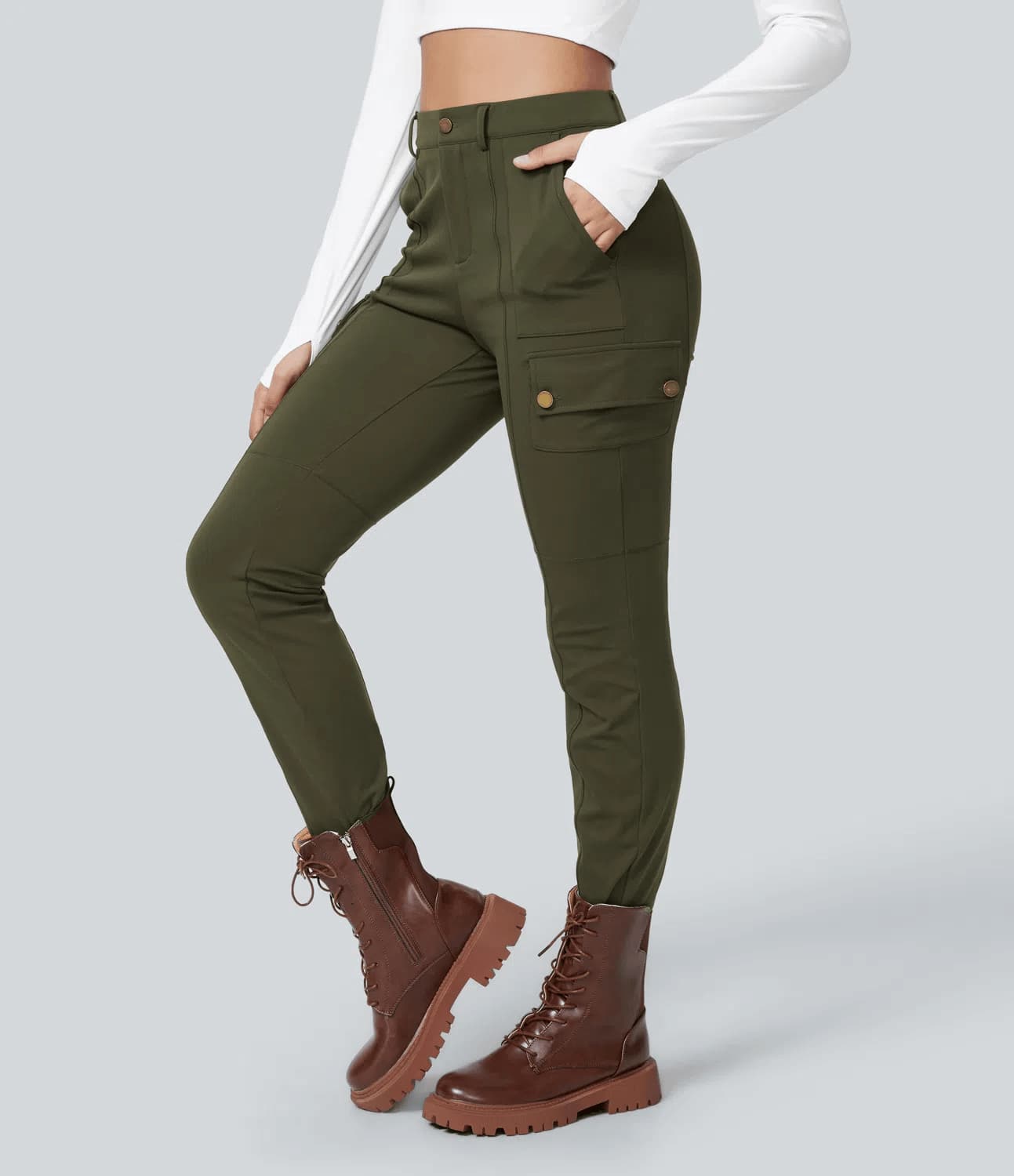 Lela | Stretchy Cargo Pants