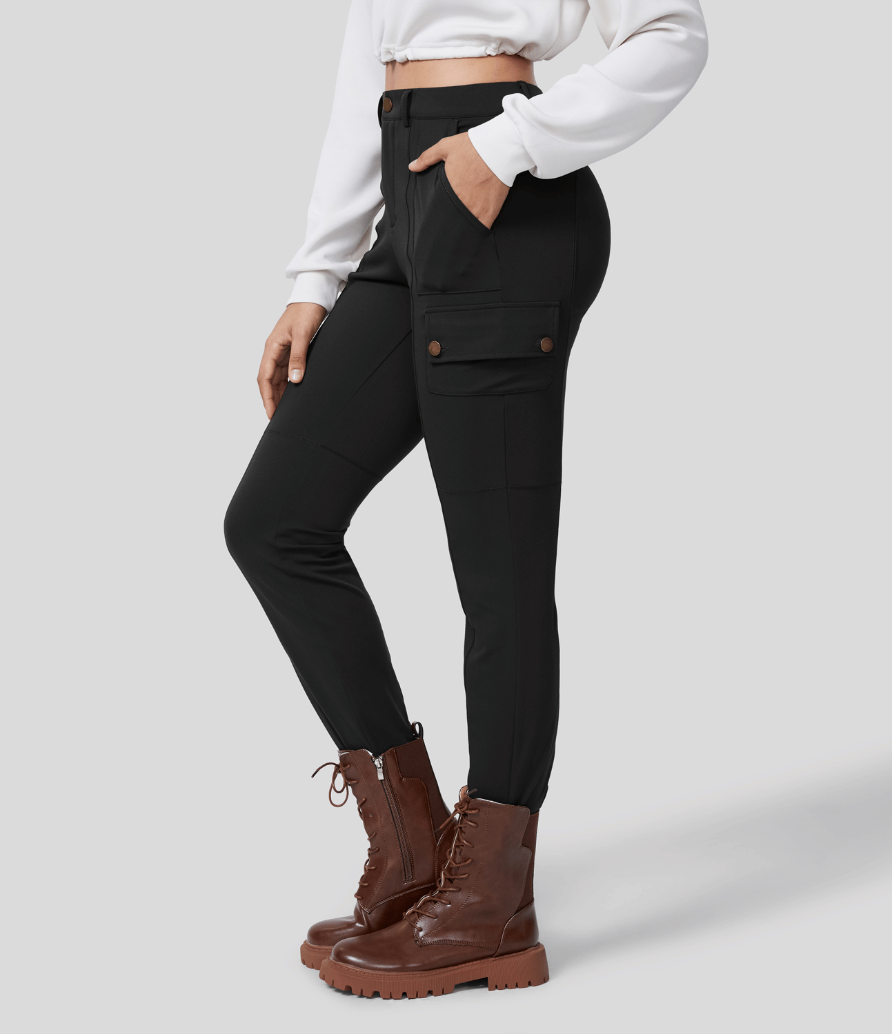 Lela | Stretchy Cargo Pants